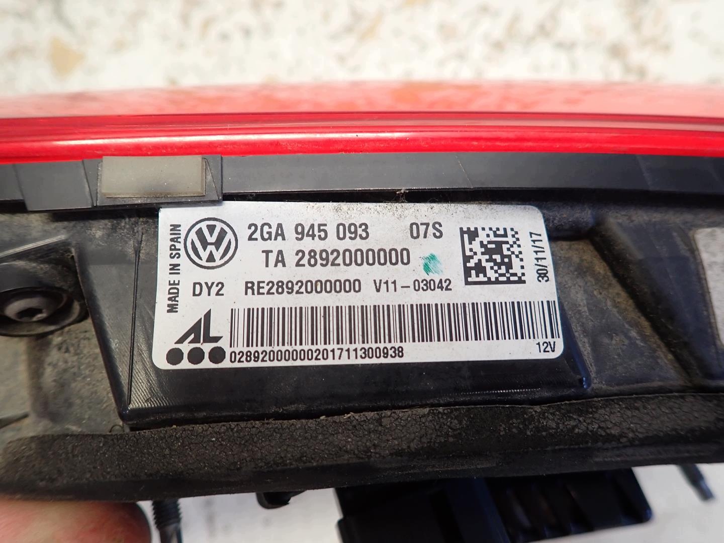 light rear part rear left VW T-ROC 2017- 2GA945093