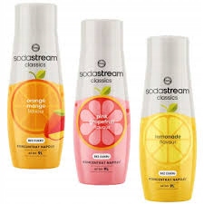 KONCENTRAT SYROP SODASTREAM ORANGE MANGO + LEMONIADA ZERO !+ PINK GREJFRUT
