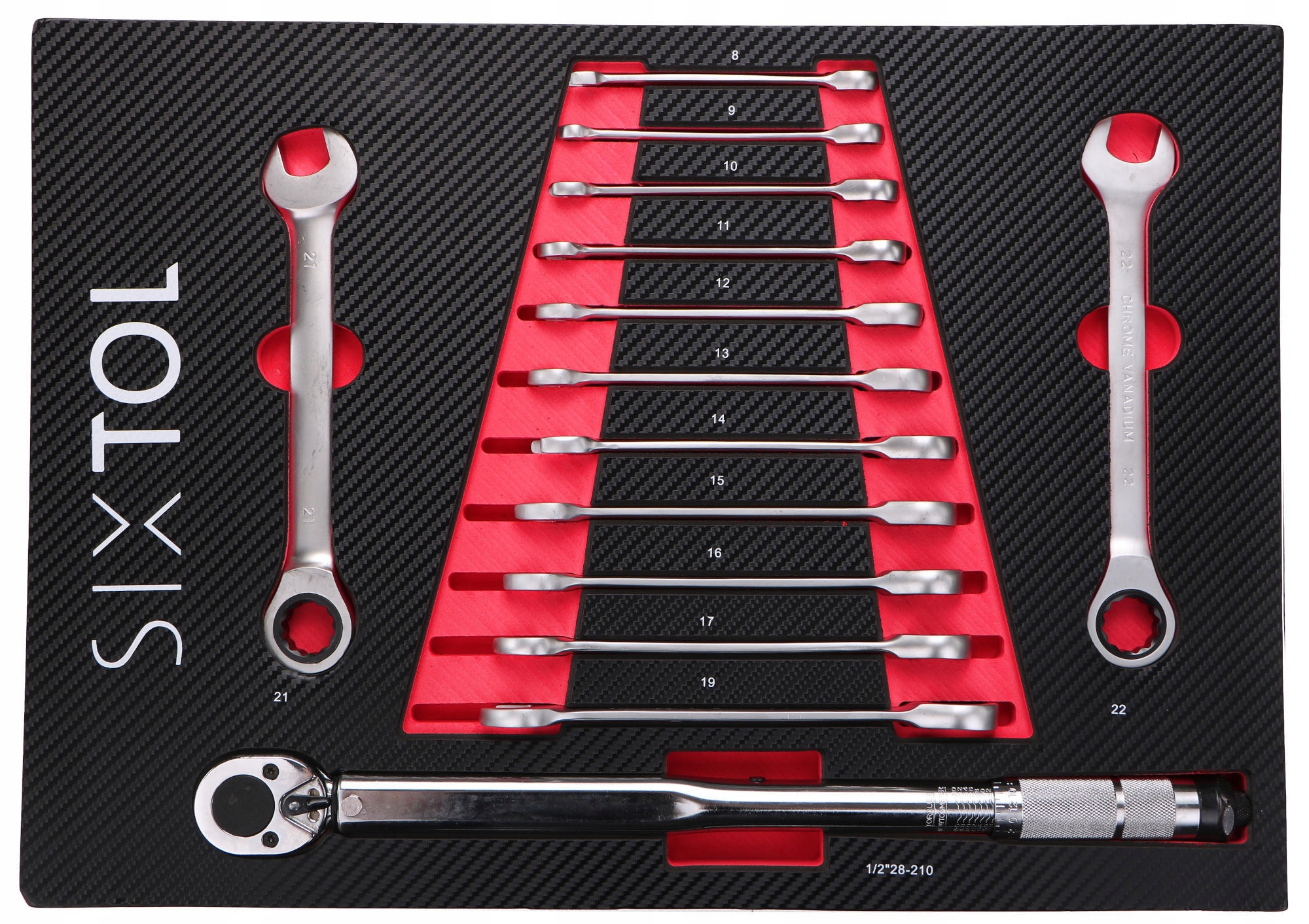 Modul s náradím do dielenského vozíka Mechanic Tool Tray 7, 14 ks