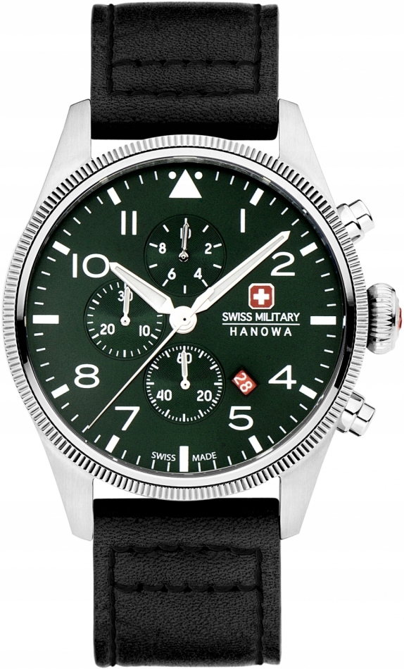 Zegarek męski Swiss Military SMWGC0000405 zielony klasyczny