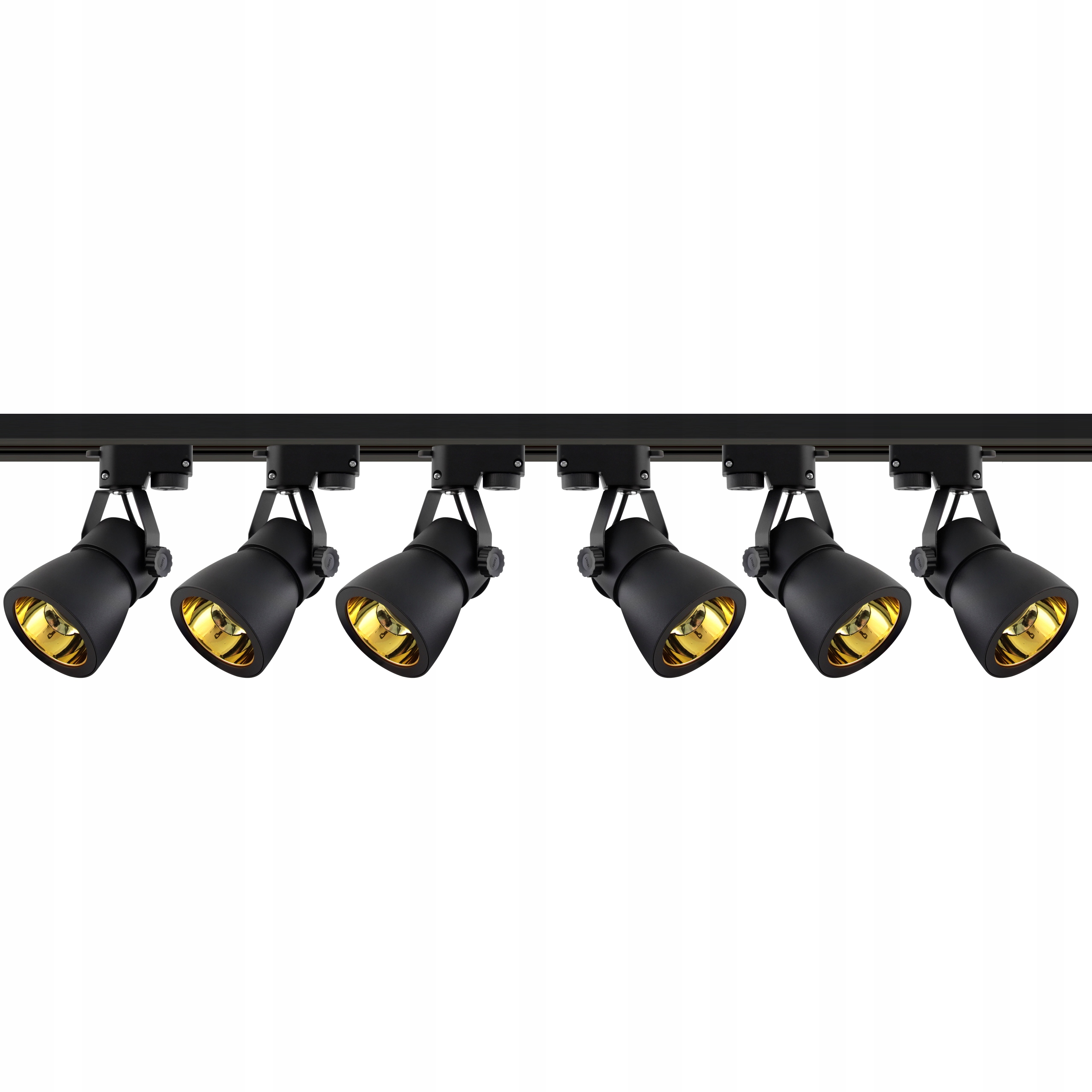 ZESTAW 6x LAMPA LED REFLEKTOR GU10 SZYNOPRZEWÓD 2M