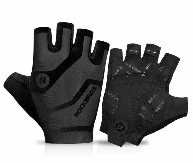 Rękawiczki na Rower Mtb kolarstwo oddychające antypoślizg Rockbros S196BK L