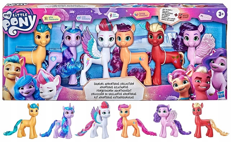 

My Little Pony Kucyki Zestaw 6 koników kucyków