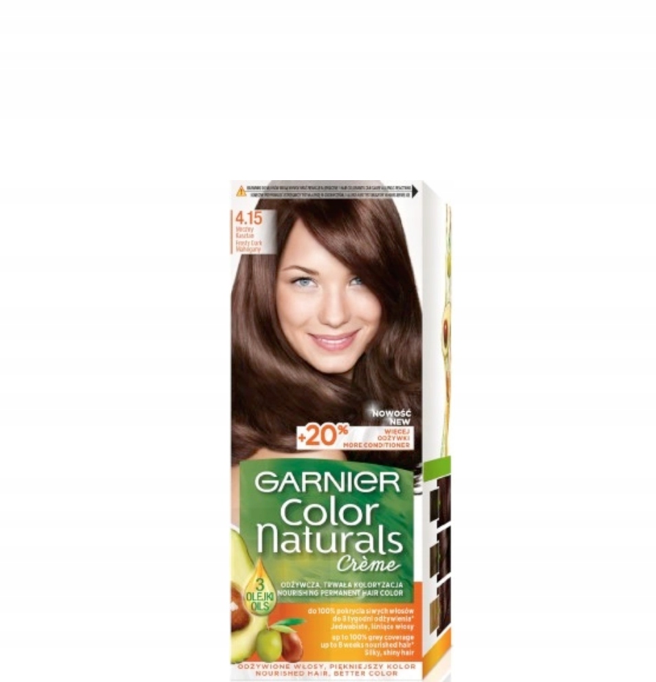 

Farba do włosów Garnier Color Mroźny Kasztan 4.15