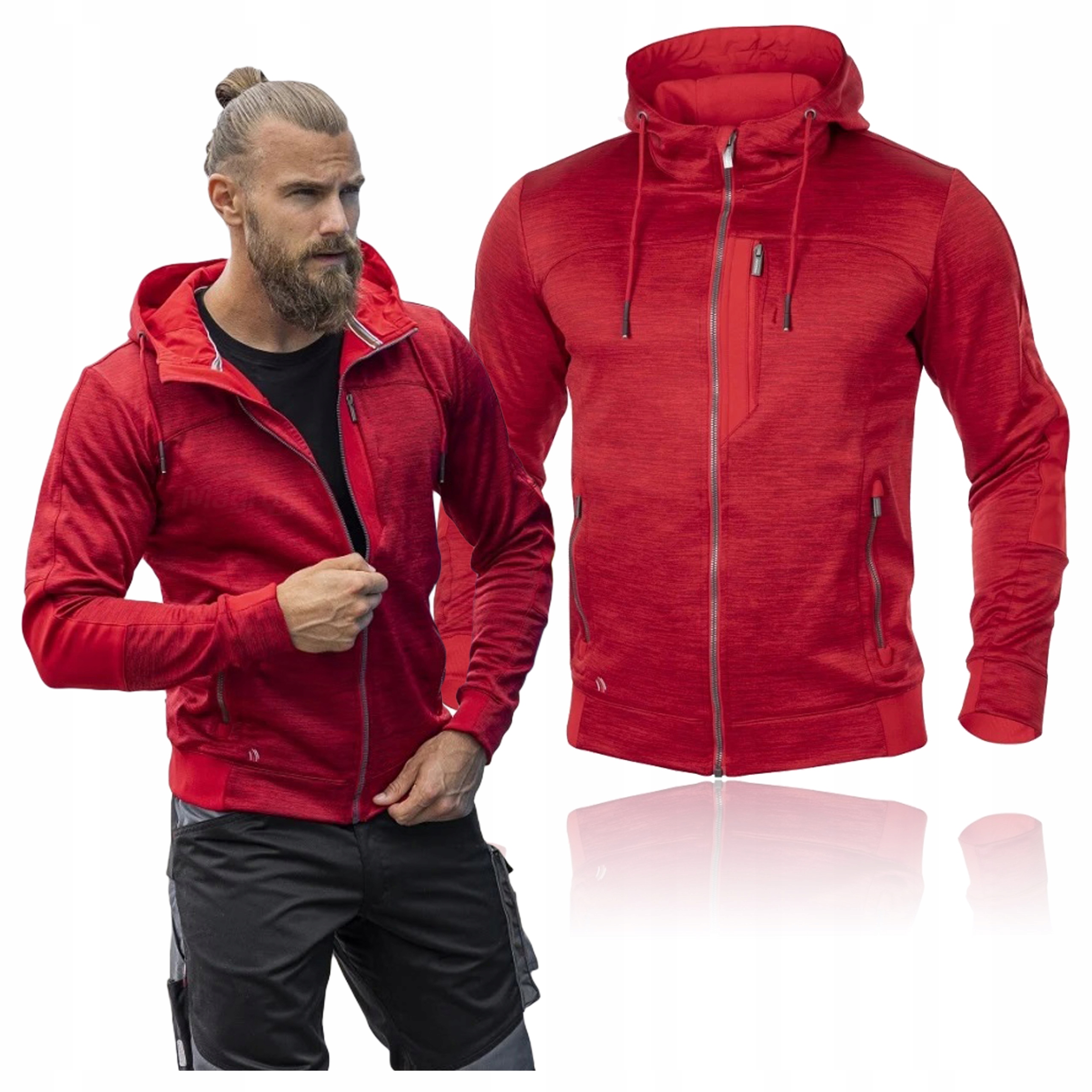 Mikina Sportovní Prodyšná Červená Slim Ardon 3DBreathe vel. L