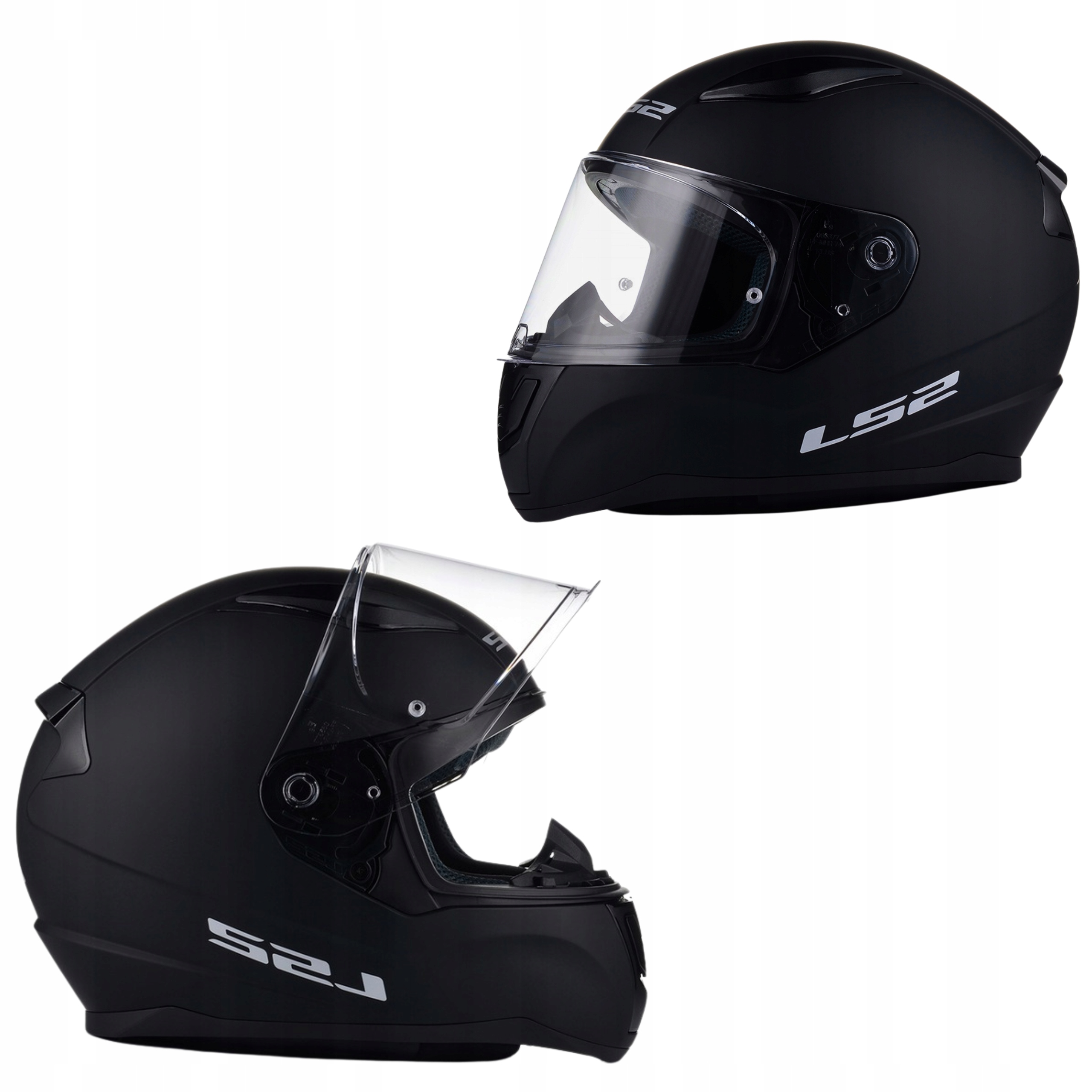 Motocyklová prilba LS2 Systém Pinlock Rapid Čierna Mat XL