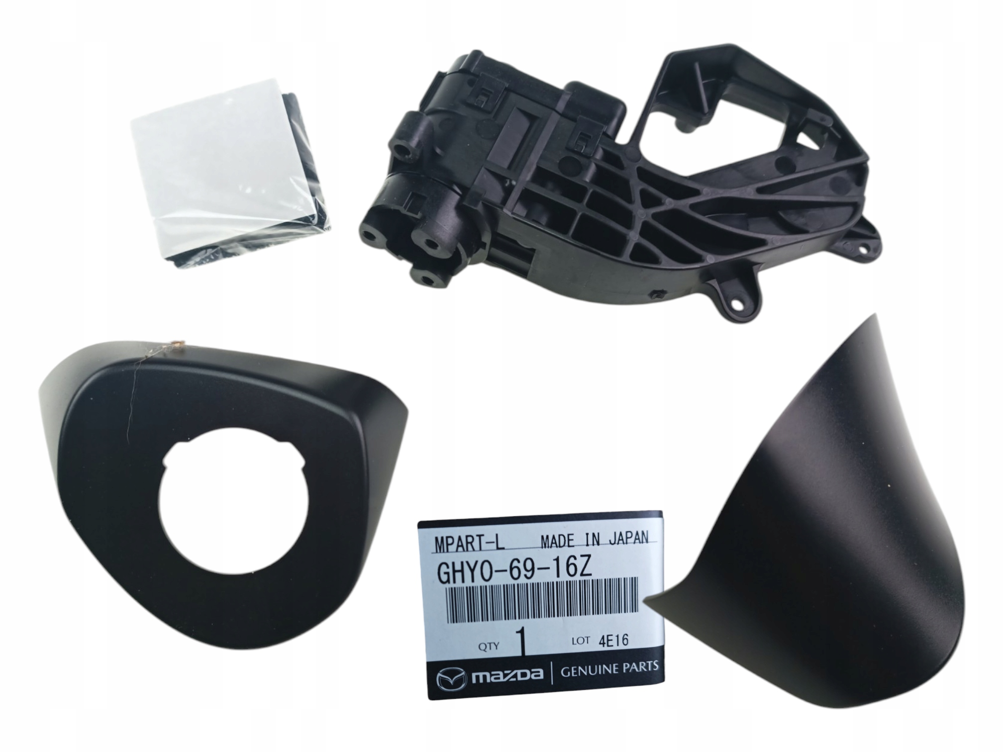 Mazda 6 Mechanismus Skládání Levého Zrcátka Modul GHY0-69-16Z Originál