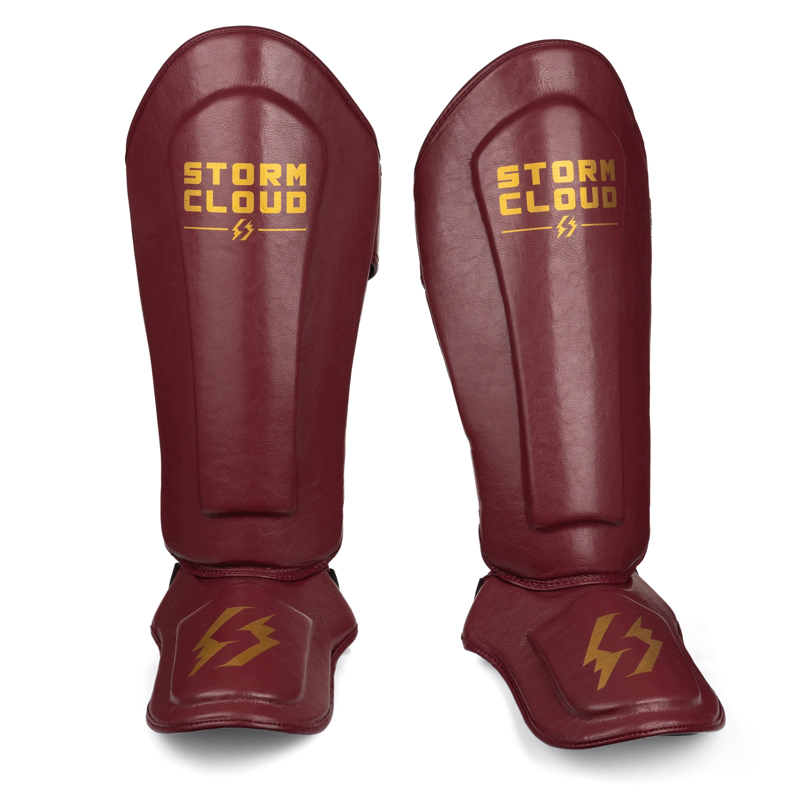 StormCloud Ochraniacze Piszczeli Vanguard Bordowe XL