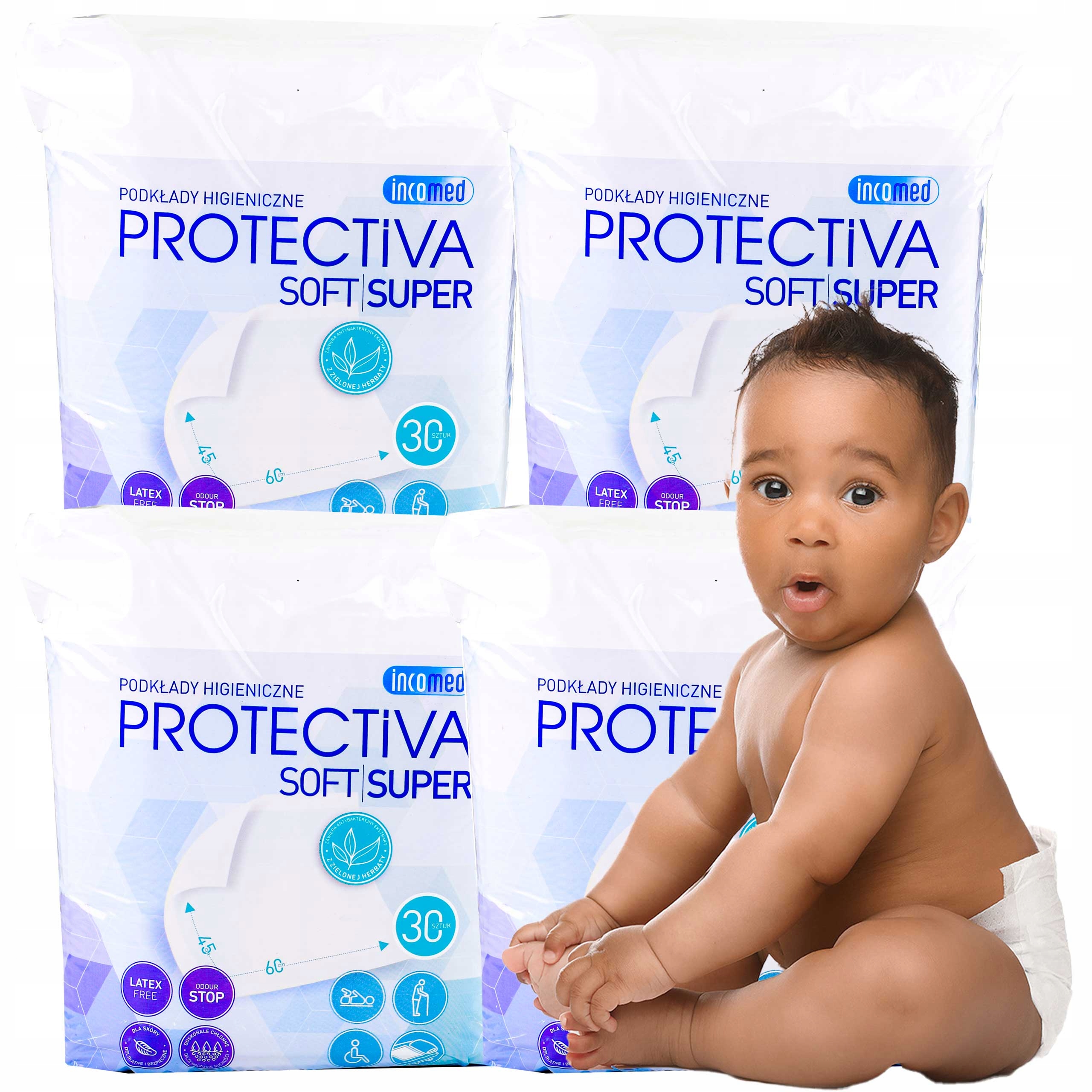 

Podkłady 45x60 maty protectiva higieniczne 120 szt