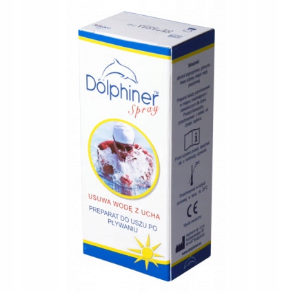 

Dolphiner spray do usuwania wody z ucha, 15 ml