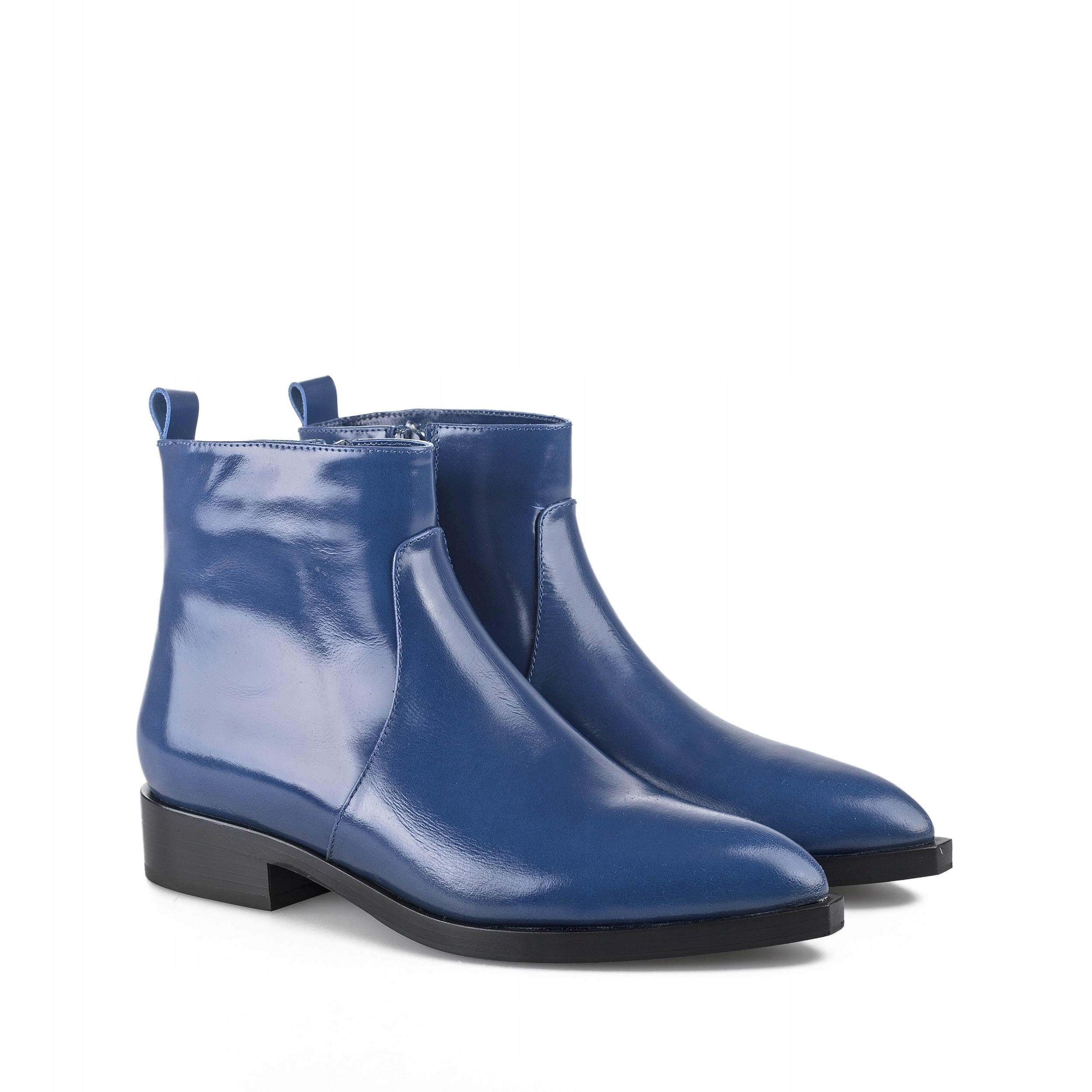 Botki damskie SKÓRA płaski obcas CELEBRITY 40