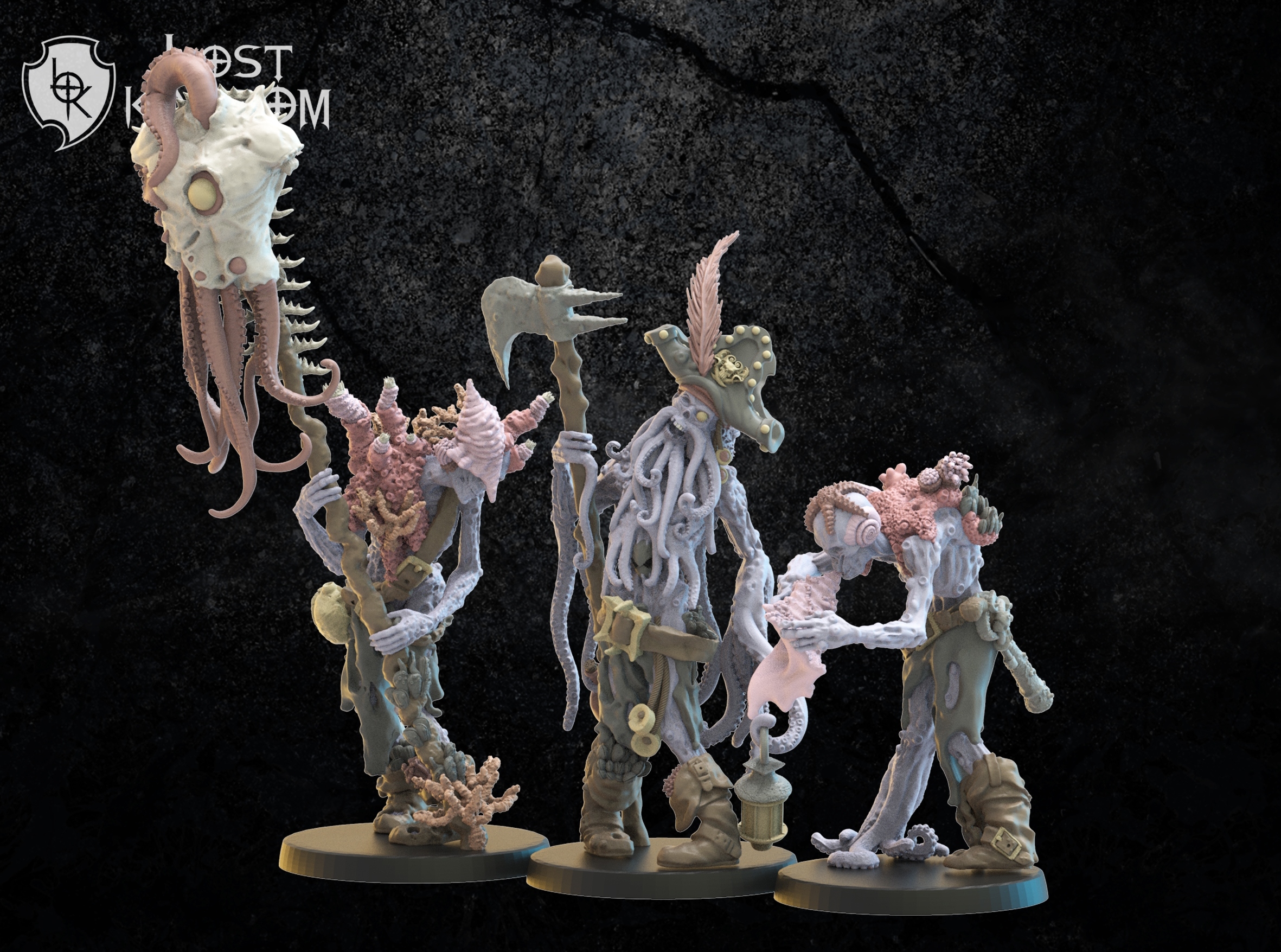 Deep Sea Zombies CMD - VC - Druk 3D Warhammer Fantasy Battle Frakcje Vampire Counts (Fantasy Battle)