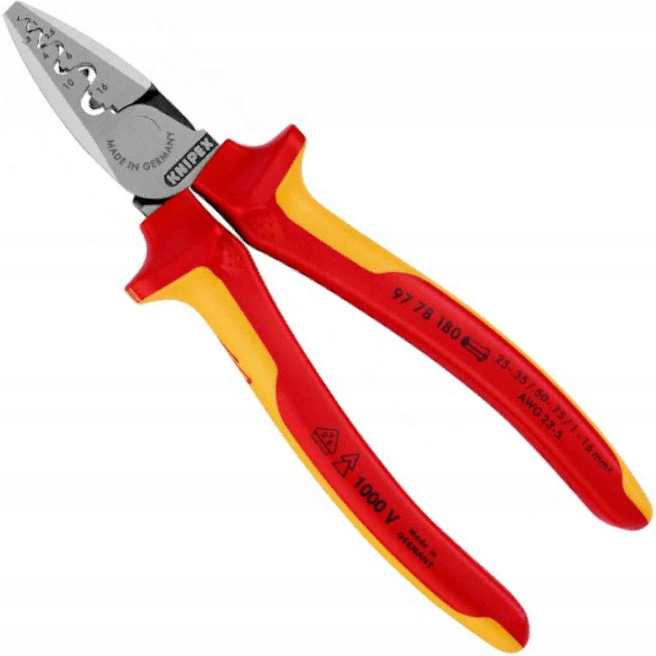 

Knipex Szczypce Do Zaciskania Tulejek Vde 180 mm
