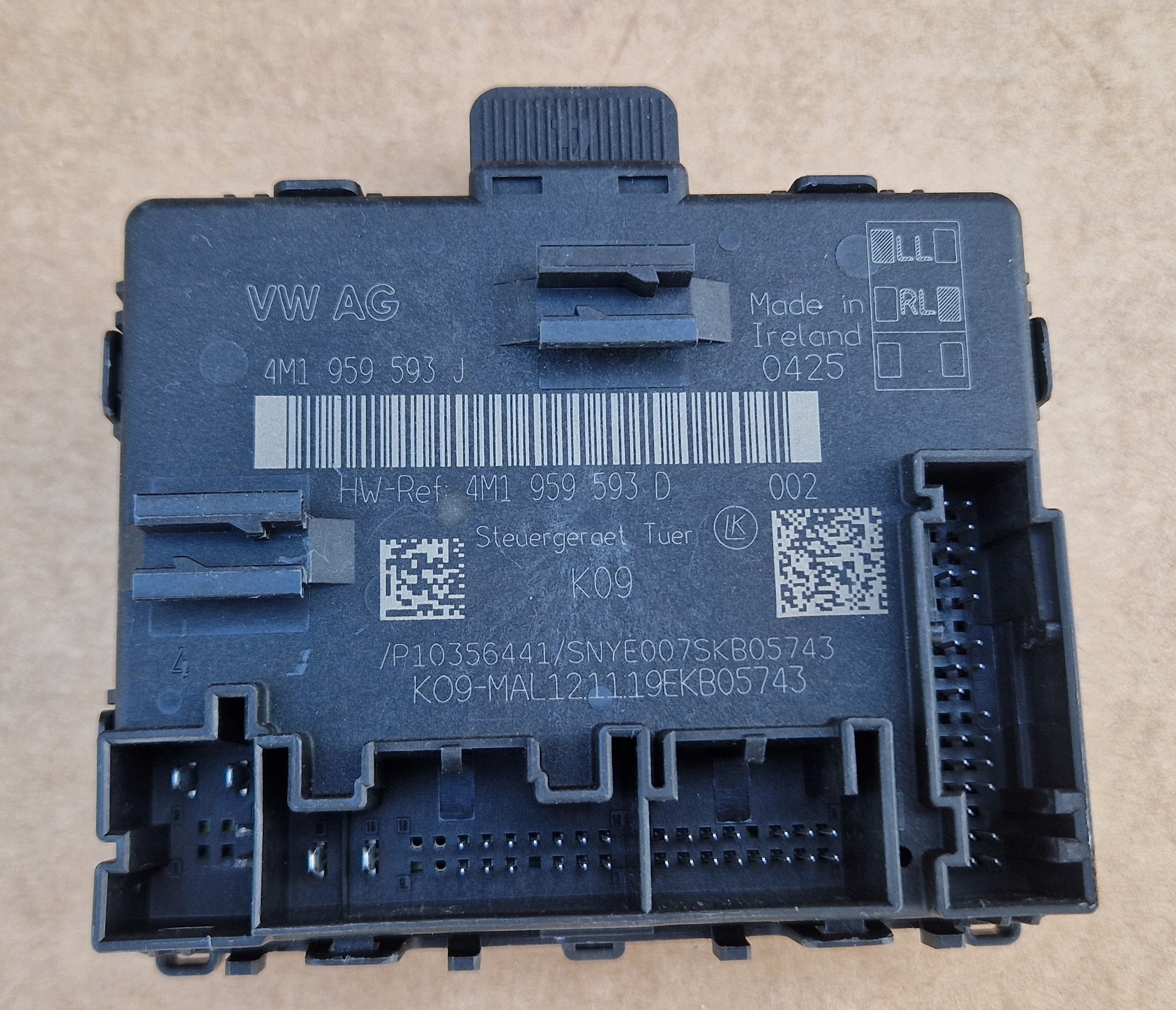 MODUŁ DRZWI 4M1959593D AUDI A7 A6 C8 ORYGINAŁ IDEAŁ