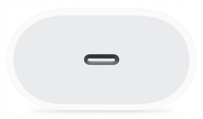 ORYGINALNA ŁADOWARKA SIECIOWA APPLE 20W MHJE3ZM/A BIAŁA USB TYP C 2400 mA Marka Apple