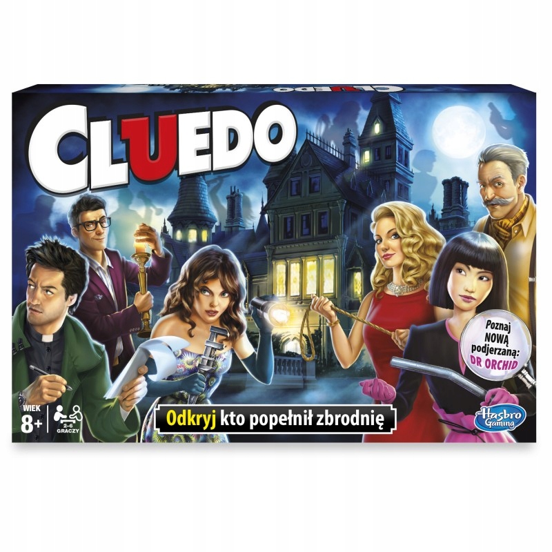 Gra Cluedo Zabawa W Detektywa Hasbro 38712