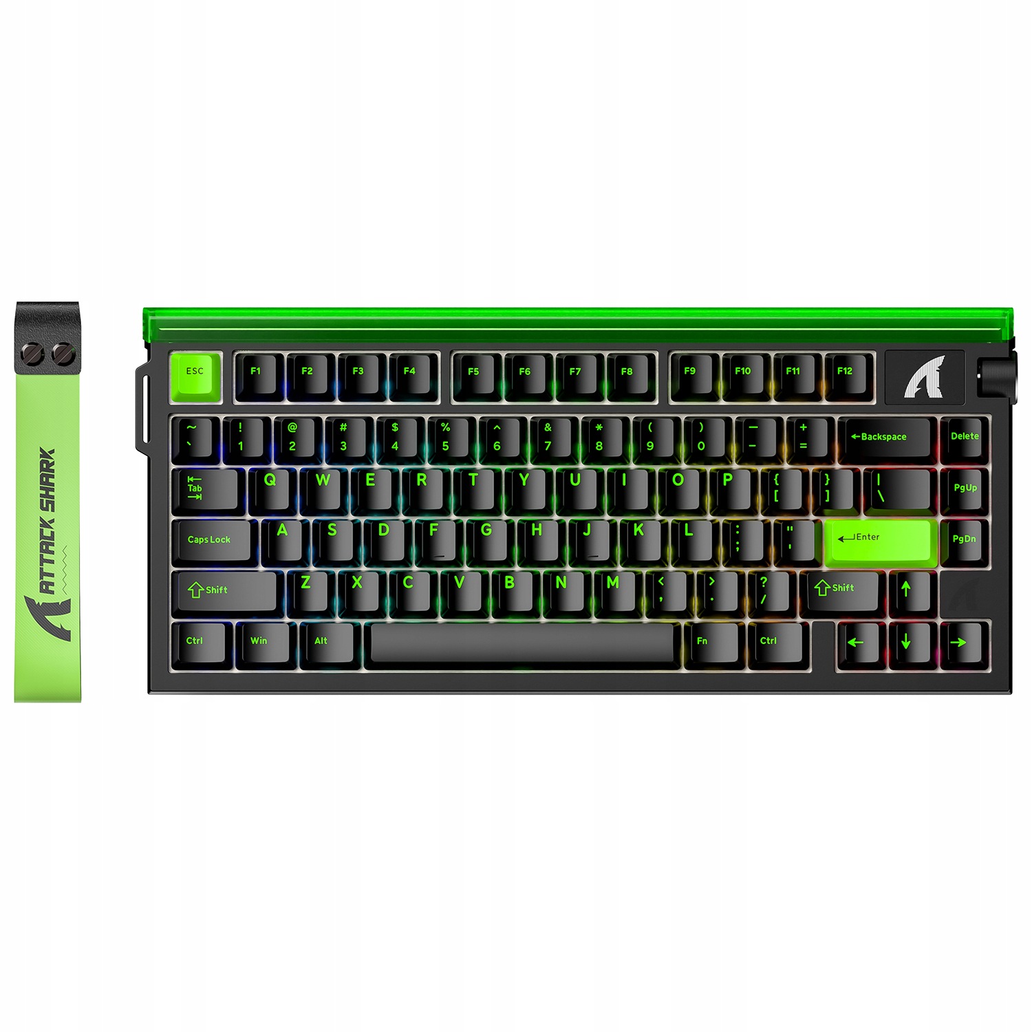 Magnetická klávesnica Attack Shark R85HE Green