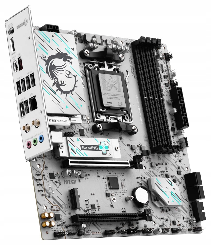 Msi B840M Gaming Plus WIFI6E Amd B840 AM5 4x DDR5 M.2 WiFi mATX