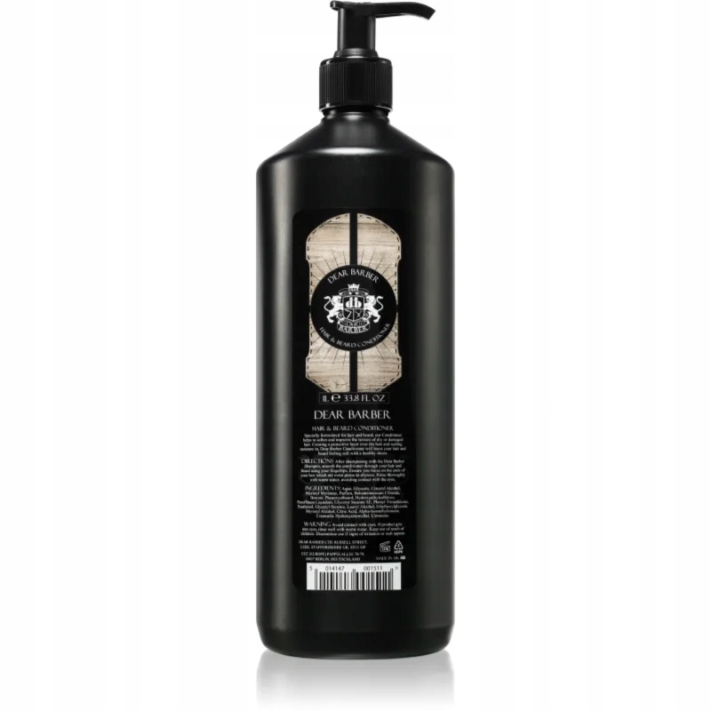 Dear Barber Conditioner kondicionér na vlasy a vousy 1000 ml