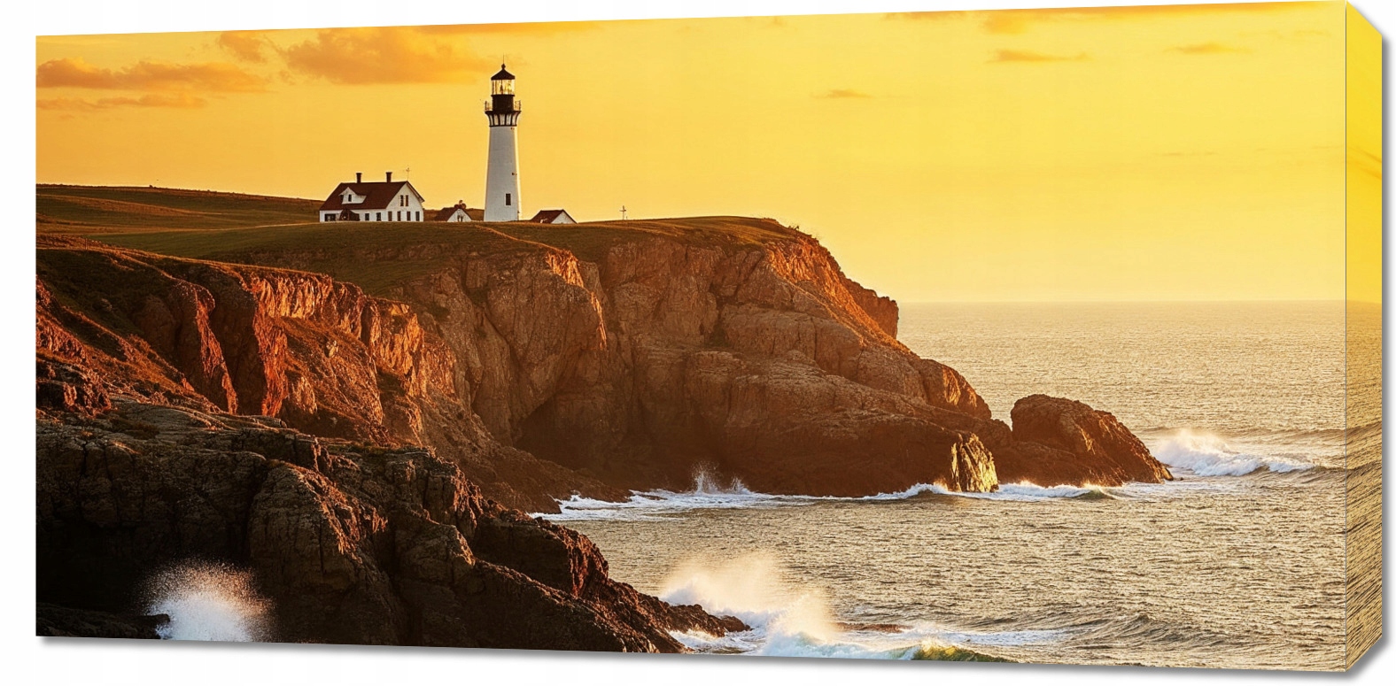 Obraz 100x50 cm obraz na plátně do obývacího pokoje Ložnice Panorama Lucerna