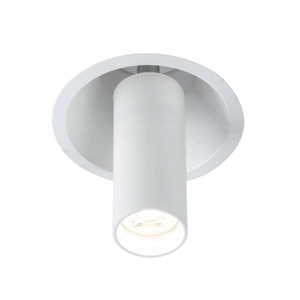 Lampa s nastaviteľným bodovým svietidlom, biela tuba, reflektor Shilo