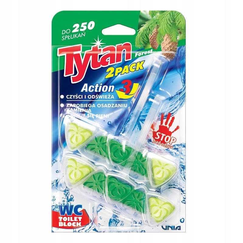 

Tytan Action 3 Forest zawieszka do Wc 2 x 40 g