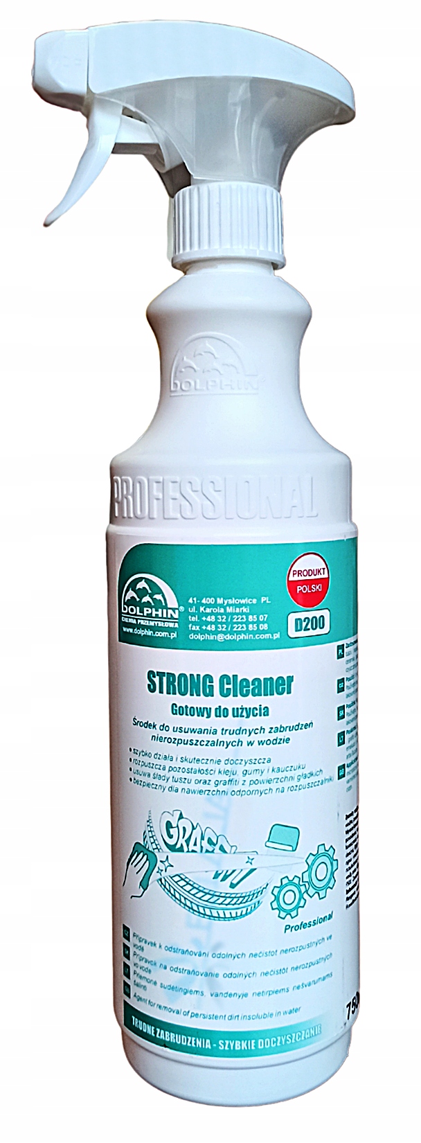

Płyn do usuwania ciężkich zabrudzeń Dolphin Strong
