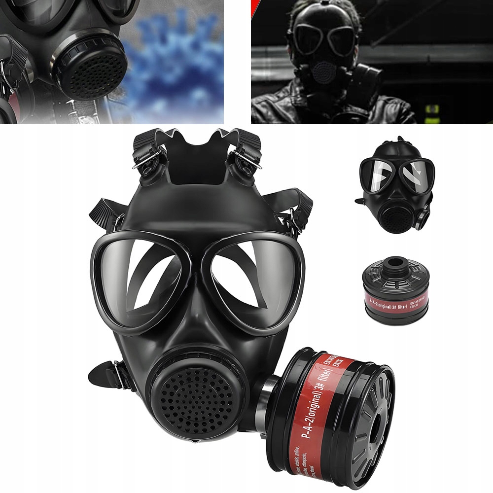 Protiplynová Maska Masky Vojenská plynová maska s filtrem