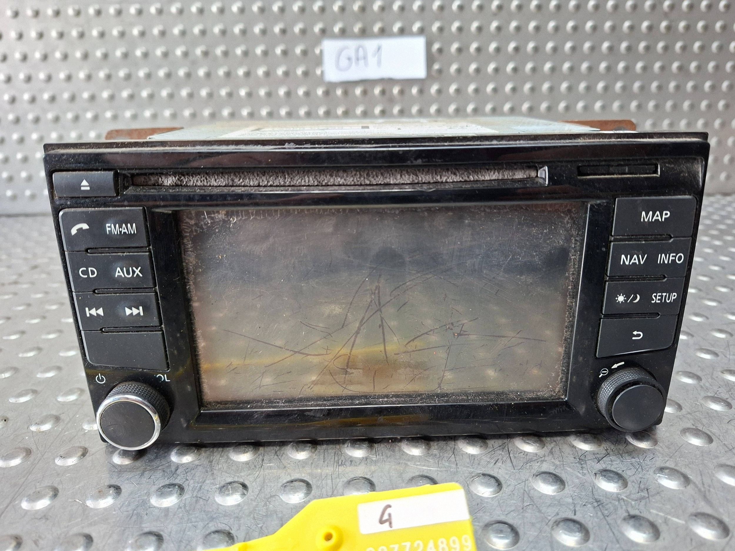 RADIO Navigation NISSAN NOTE E12 12-16 7513750026