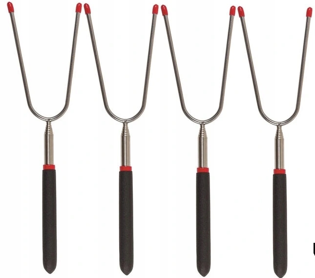 KIJE DO OGNISKA GRILL KIJEK TELESKOPOWY 4SZTUKI