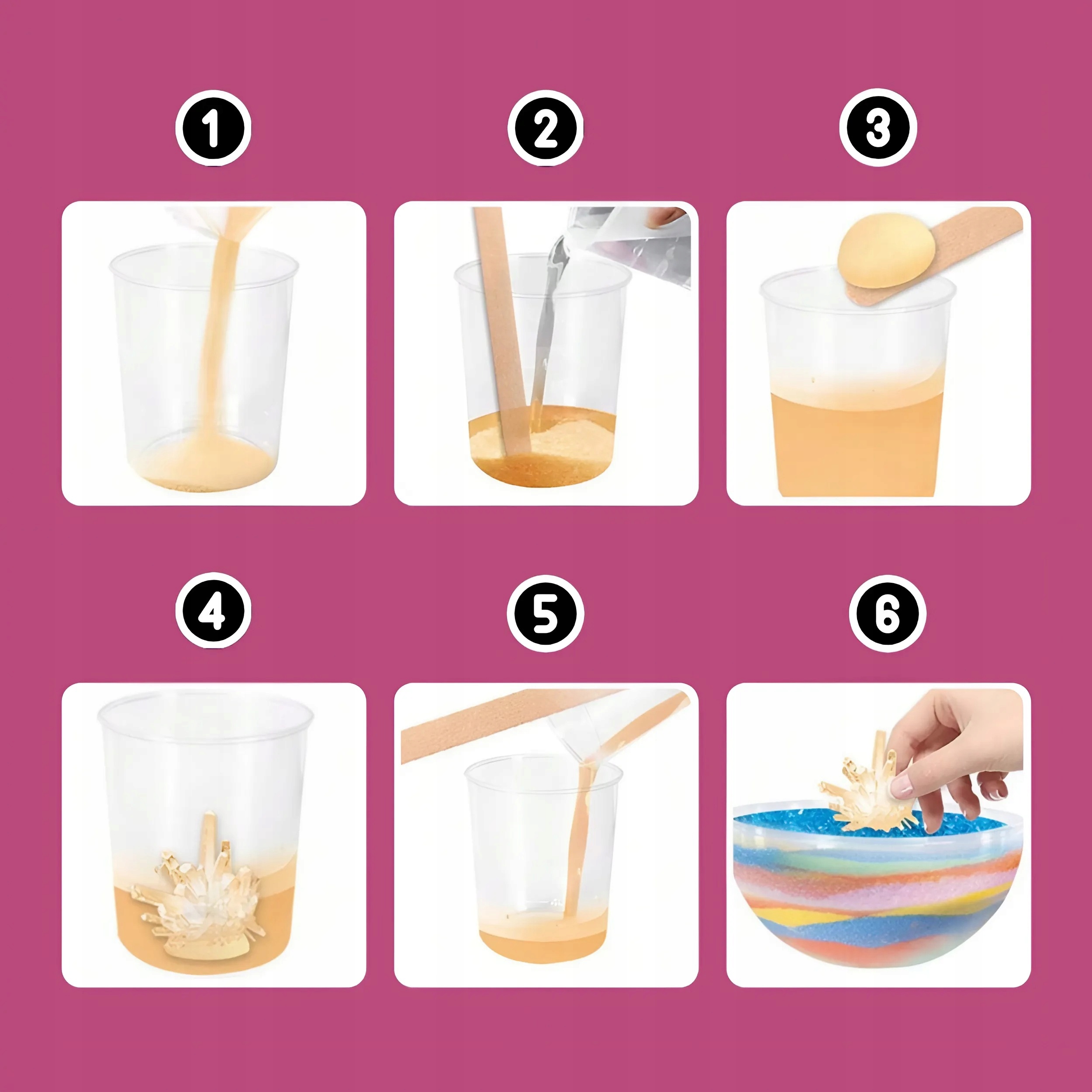 KŪRYBINIS RINKINYS „PASIDARYK PATS“ LED LEMPUTĖS KRISTALINIAM TERARIUMUI VIENARAGIUI 3D figūrėlės tipas