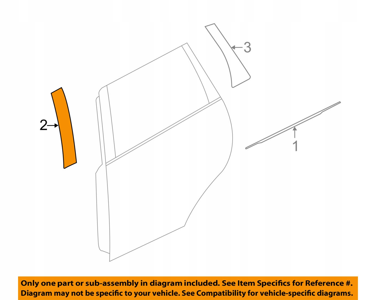 7410A709XA - НАКЛЕЙКА НА ДВЕРНУЮ РАМУ MITSUBISHI OUTLANDER 11-18