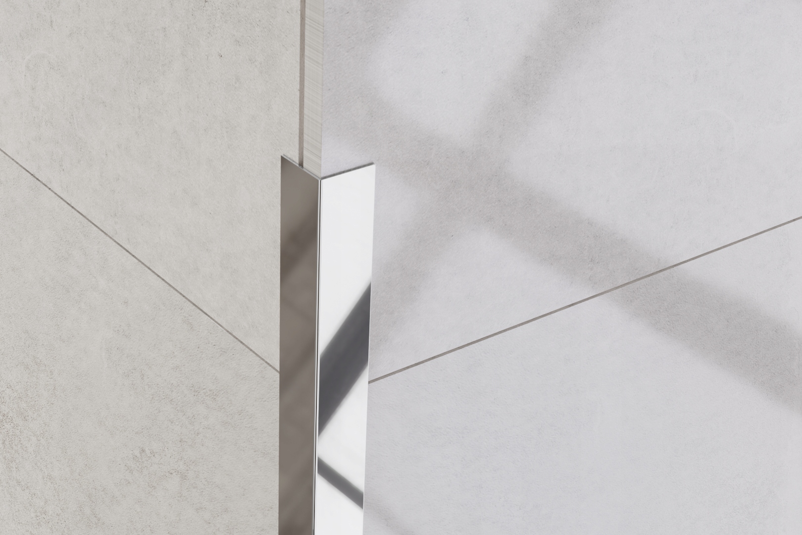 PROFIL KĄTOWY 20/20 do glazury płytek SREBRNY INOX Typ listwa (cokół, narożnik)