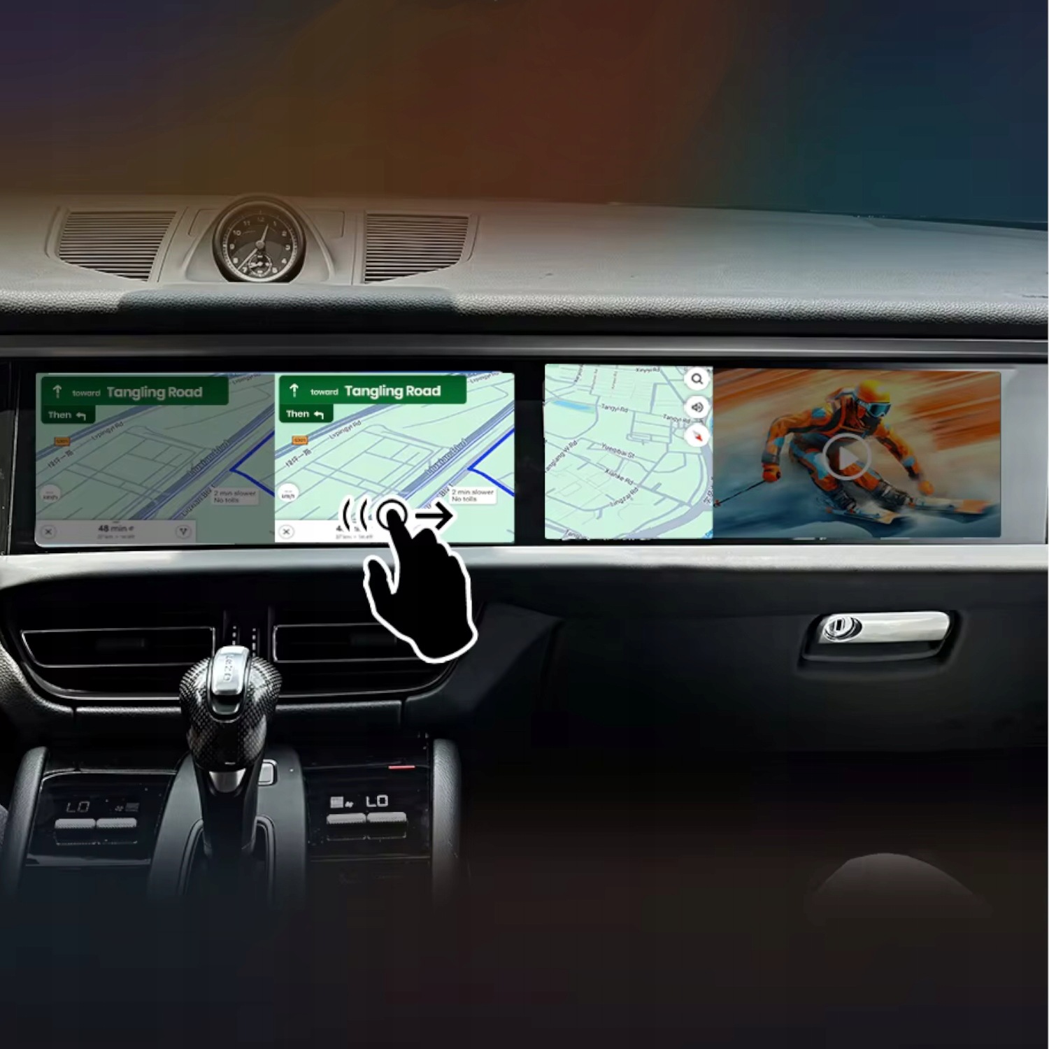 Radio Android do Porsche Macan (2018-2024) BEŻOWY / PCM 5.0 / 8+128 GB
