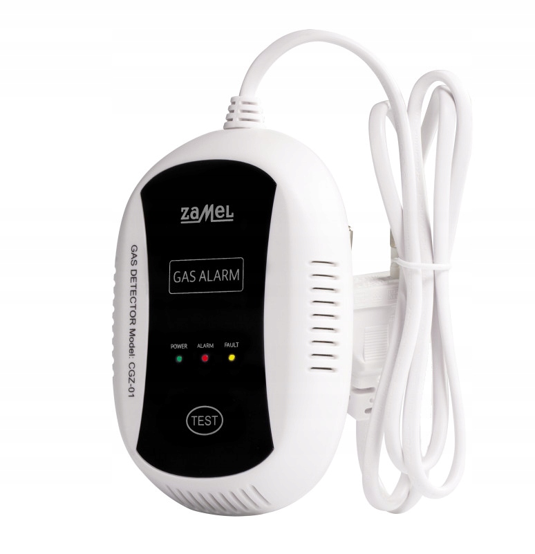 Komplet czujniki Tlenku Węgla Czadu Dymu Gazu ZAMEL Marka Zamel