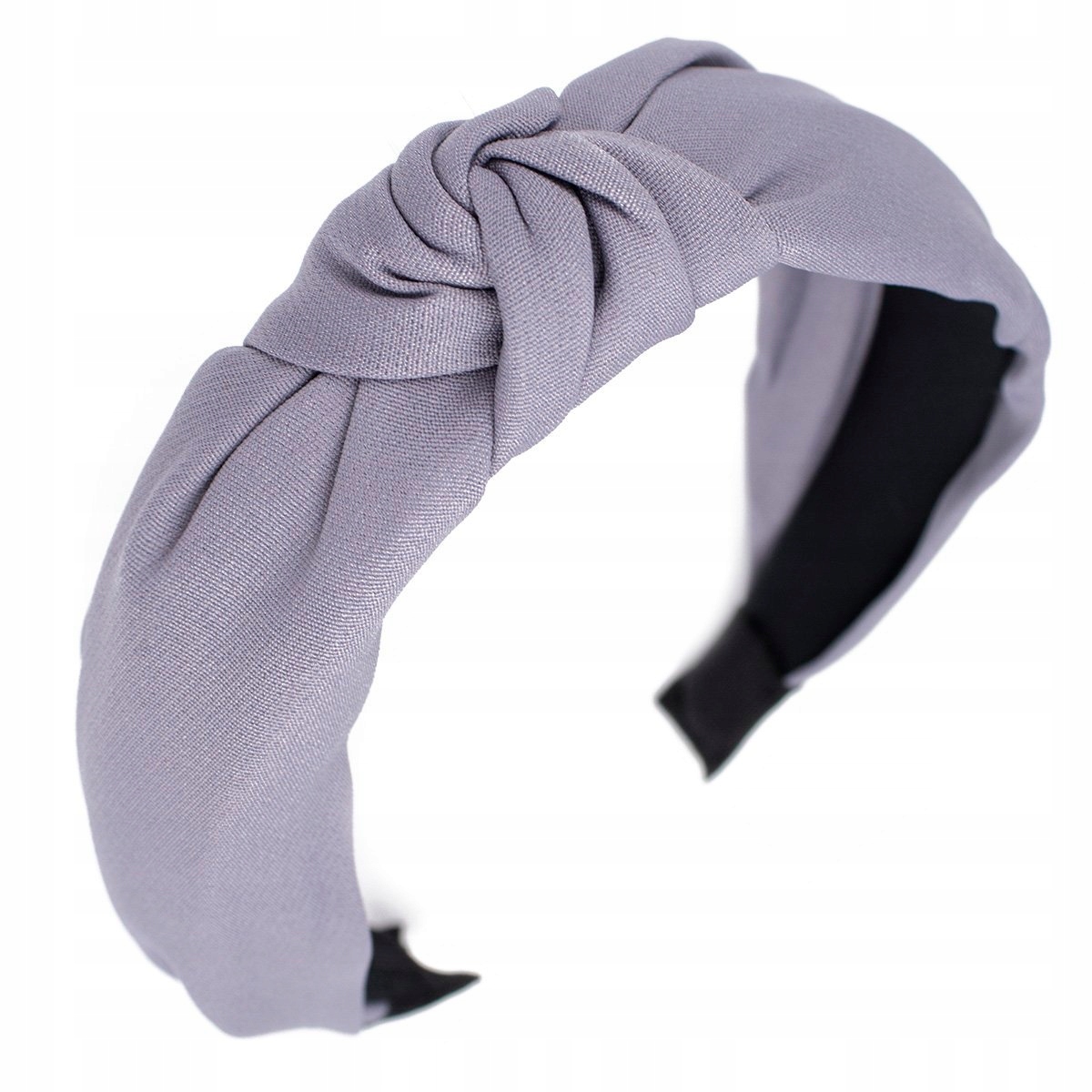 

Opaska Do Włosów szara Turban Węzeł bowknot