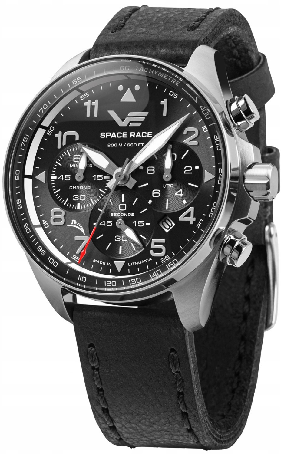 Nový Originální Pánské hodinky Vostok Europe 6S20-325A741 Space Race Black