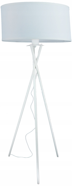 Moderná stojaca lampa s moderným tienidlom 40 cm Biela Led