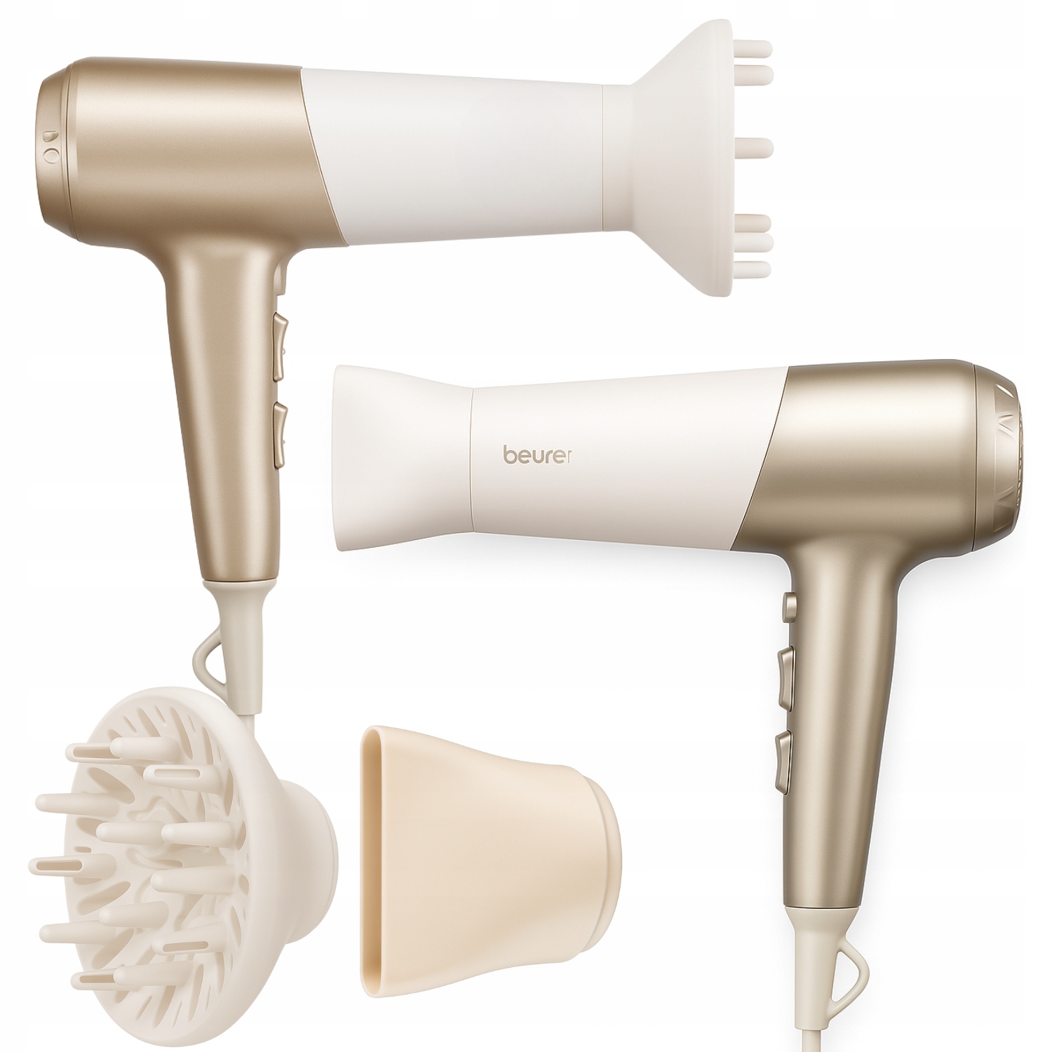 Fén na vlasy Beurer HC70 s ionizací, 3 stupně teploty nástavce