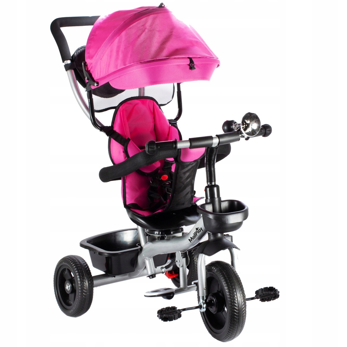 ROWEREK TRÓJKOŁOWY DLA DZIECI OBRACANY 360 WOLNE KOŁO ROŚNIE Z DZIECKIEM