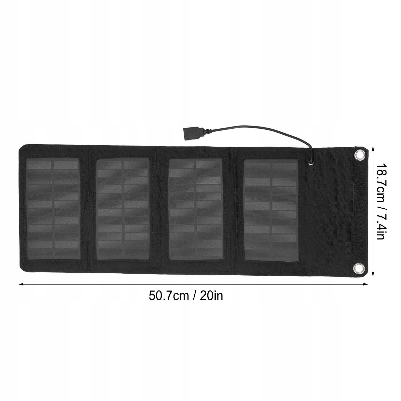 Przenośny generator prądu 4 panele słoneczne 7W Napięcie 5 V