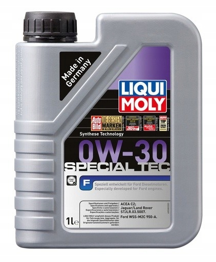 Olej silnikowy 0W-30 Liqui Moly Special Tec F oszczędność paliwa