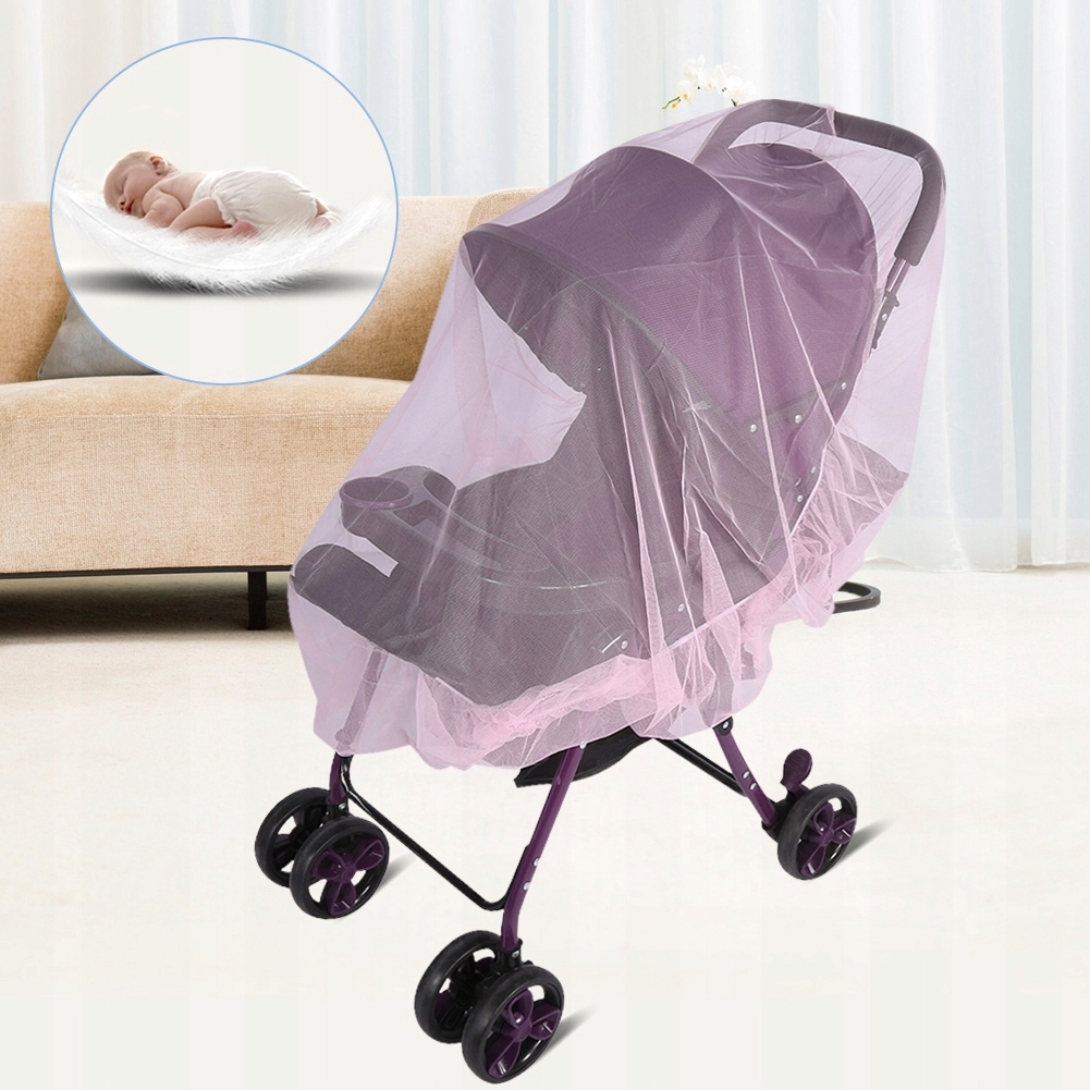 DROBNA MOSKITIERA NA WÓZEK UNIWERSALNA RÓŻOWY Rodzaj moskitiera