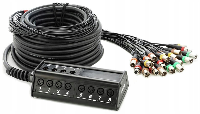 Cordial Cyb 16-4 C stagebox s mnohožilovým kabelem