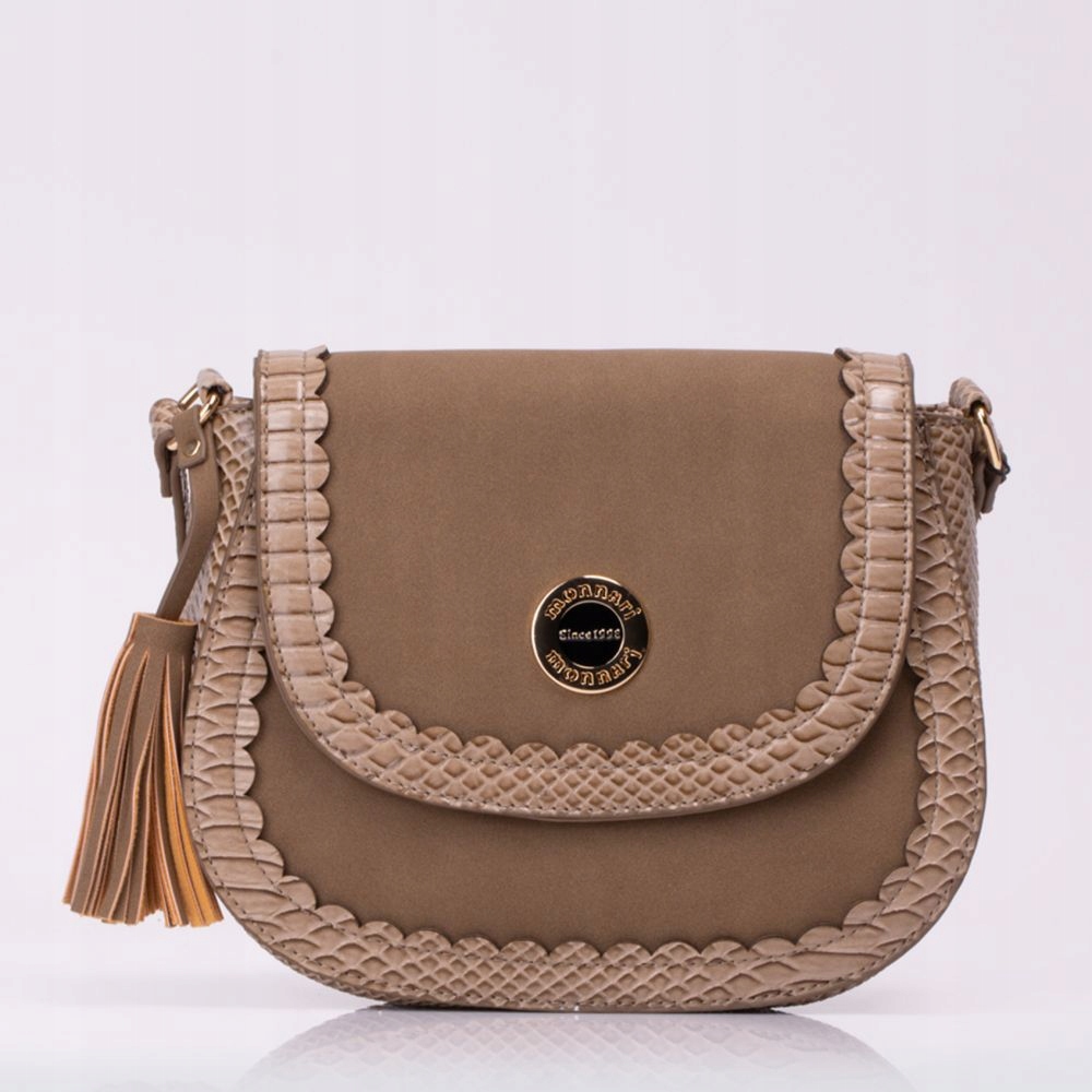 Béžová Kabelka Přes Rameno Monnari Hadí Had