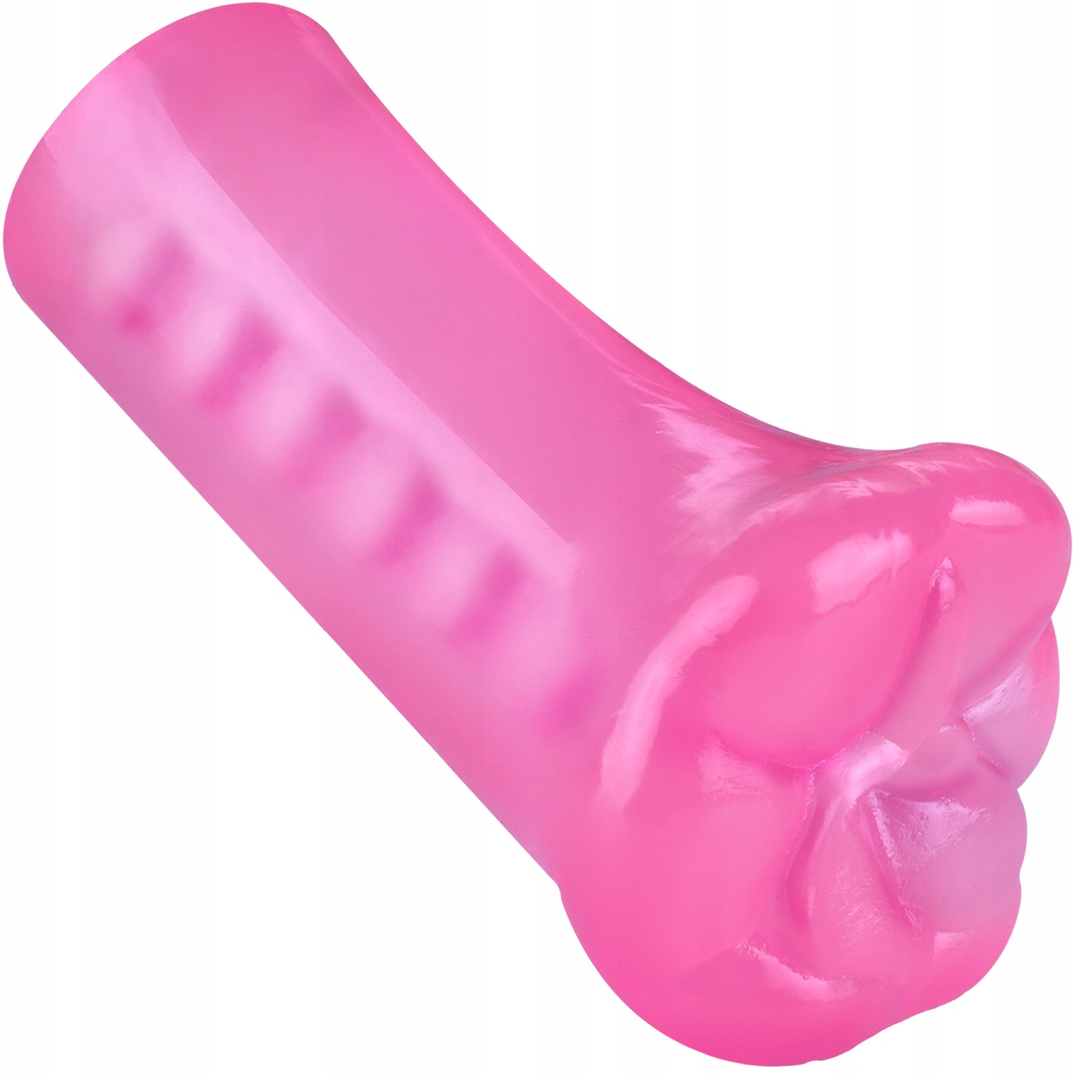 

Żelowa Mięciutka Ciasna Pochwa z Tunelem 3D