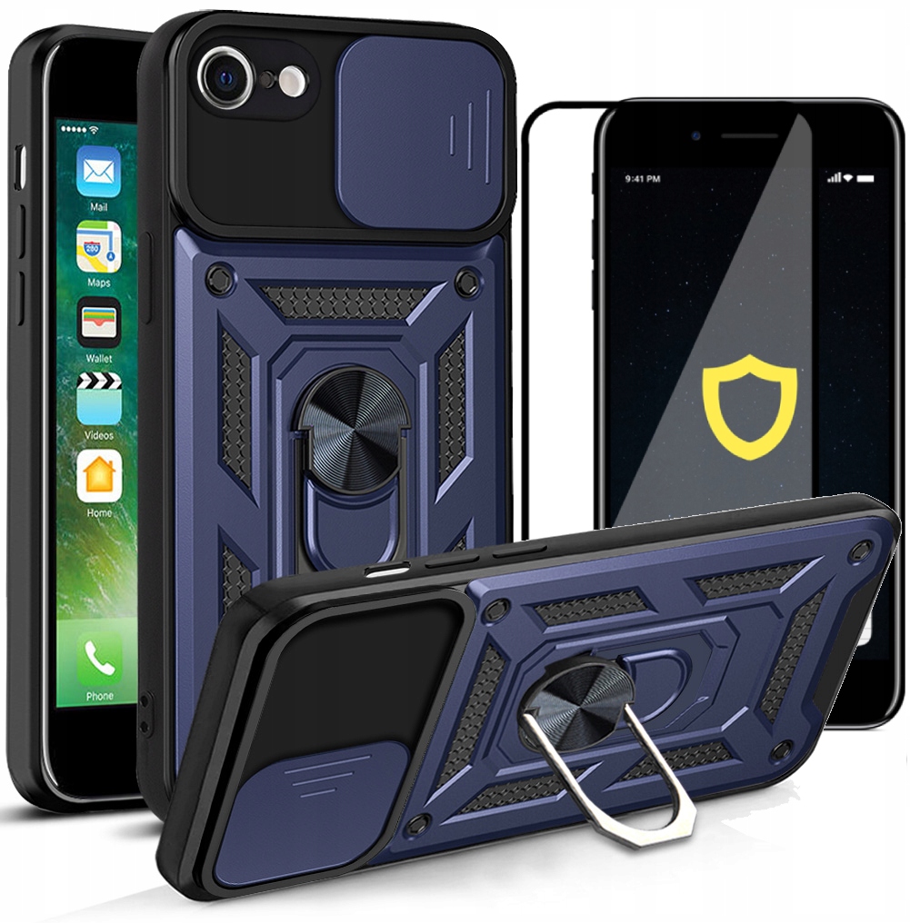 

Etui Pancerne Camring Do Iphone 7/8/SE 2020 +szkło