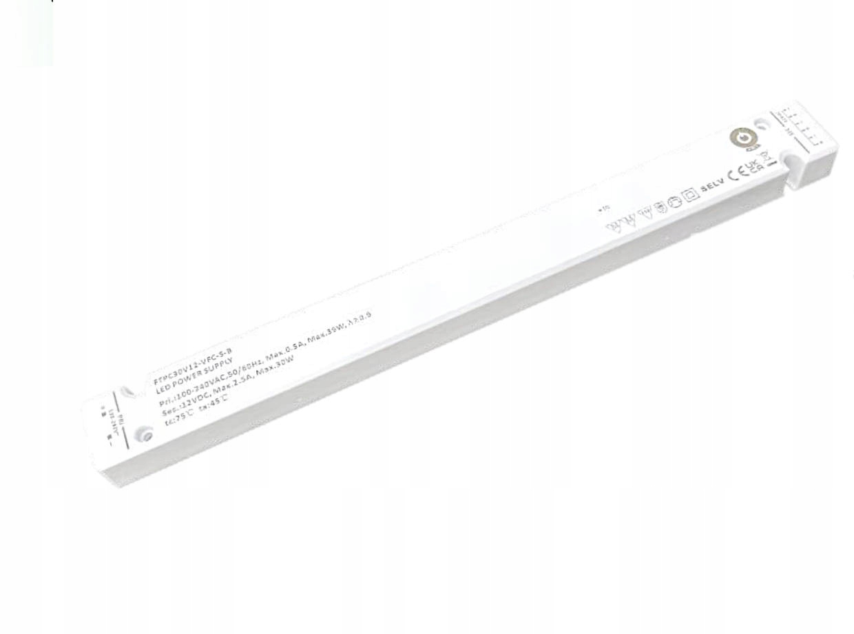 Zasilacz meblowy 12V/2.5A slim FTPC30V12-VFC-S-B
