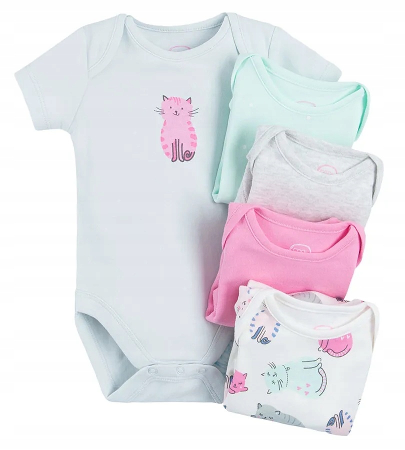 

Cool Club Body Krótki Rękaw 5szt 24-36m 98cm Koty