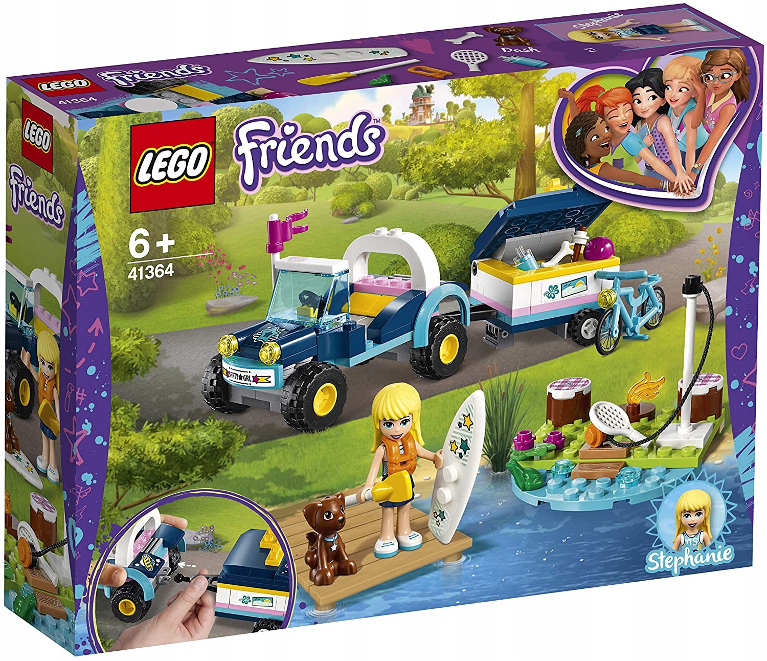 Lego Friends 41364 Łazik Z Przyczepką Stephanie